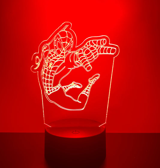 Spiderman Swinging led Night Light
